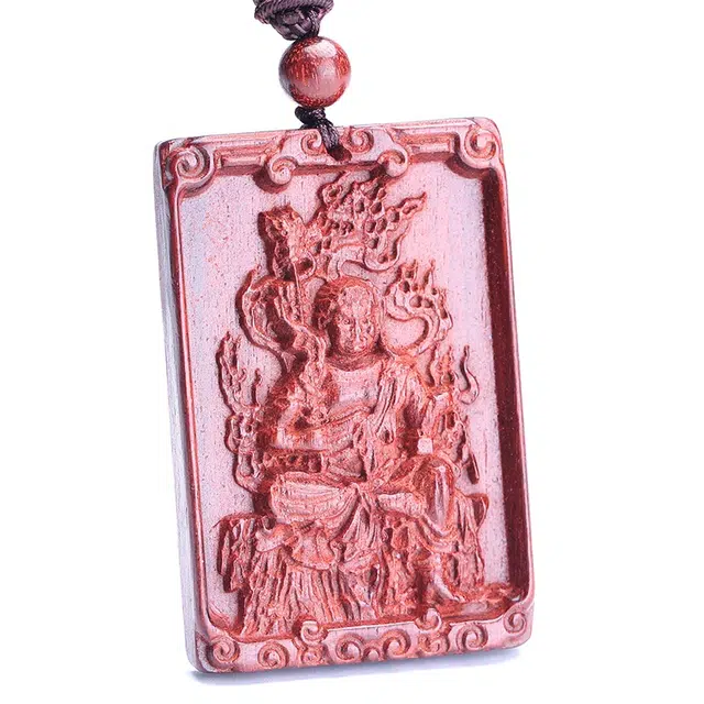 月印百川 八大守护神系列转运佛牌 新中式国风吉祥如意吊坠 血檀 项链 男女同款情侣款