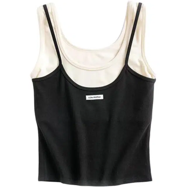 靴下物 撞色假两件保暖纯色百搭吊带 女款