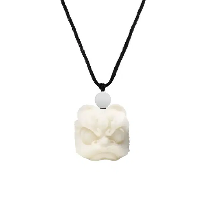 【醒狮转运】 缇克玺 财运亨通 八方来财 新中式 简约百搭 小众 所愿皆所求 平安喜乐#好运 菩提子/菩提籽 项链 男女同款情侣款