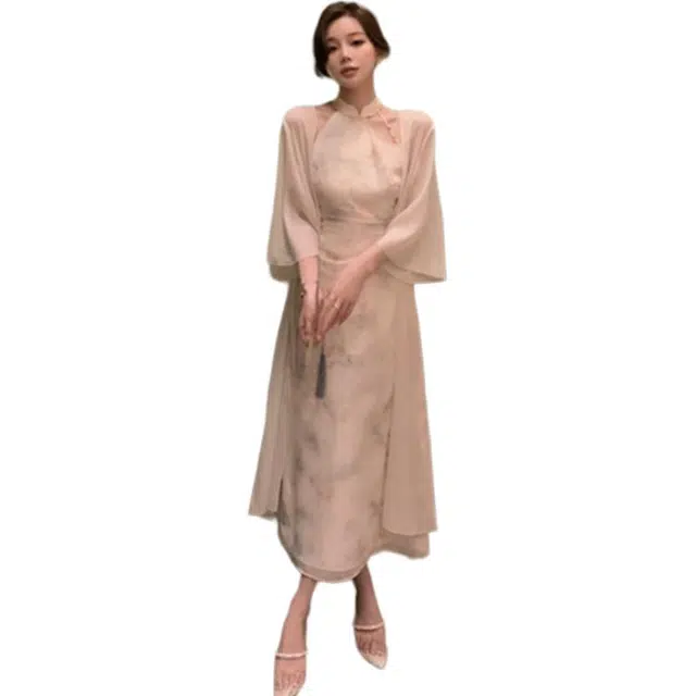 丝絮丝绸 舒适气质简约百搭裙装套装 女款