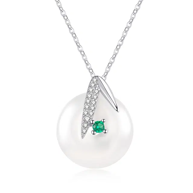 老庙 平安扣气质新中式 玉髓 项链 女款