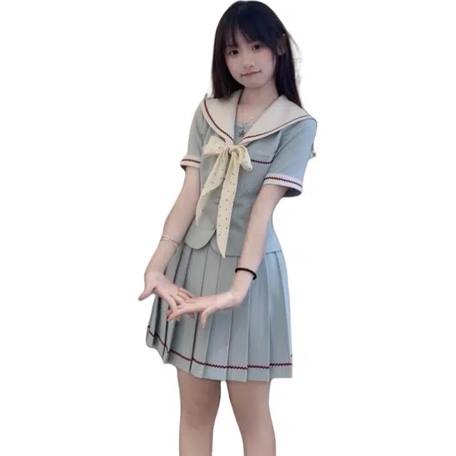 柏黛妃 通勤简约舒适休闲裙装套装 女款