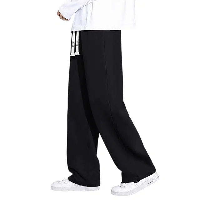 顶峰保罗 无性别主义美式潮牌薄款速干直筒裤垂感时尚百搭运动卫裤亲肤透气抽绳阔腿潮流休闲裤 男女同款