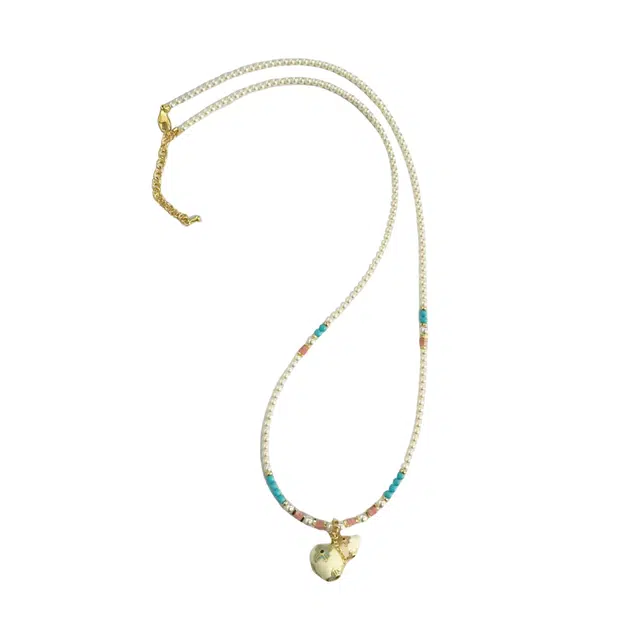 龙弗 【福禄吉祥】复古经典新中式精致轻奢多巴胺彩色滴油喜乐长安招财纳福好事连连顺风顺水#好运 黄铜 项链 女款