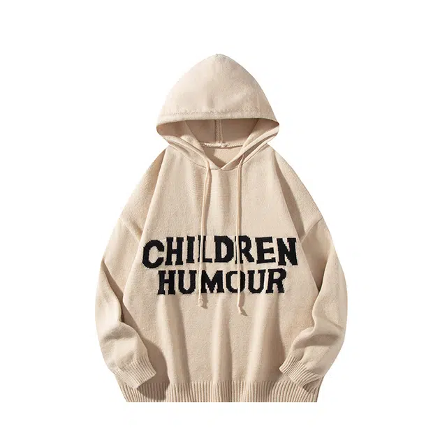 红蜻蜓 秋冬潮流连帽针织毛衣 女款