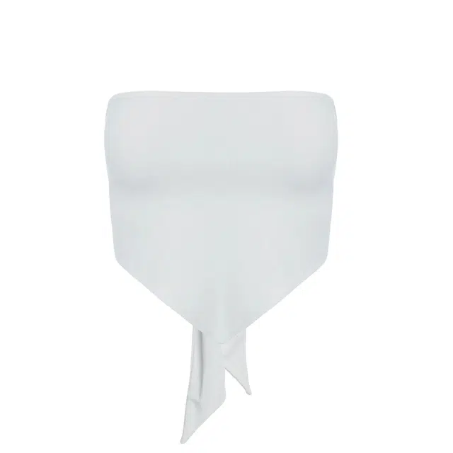 NAKED WARDROBE NW Handkerchief Crop Top