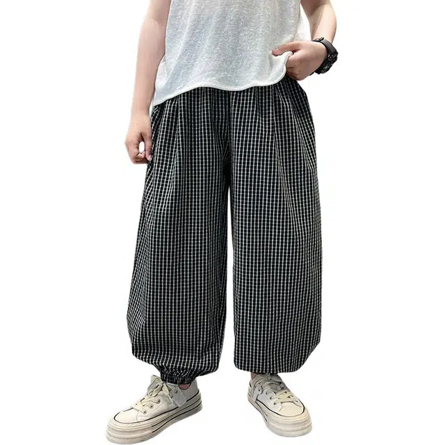 泰迪珍藏长裤 透气舒适松紧腰柔软 图片色 中小童