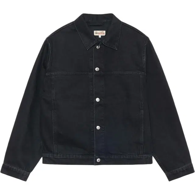 Stussy SS24 TRUCKER JACKET DENIM logo