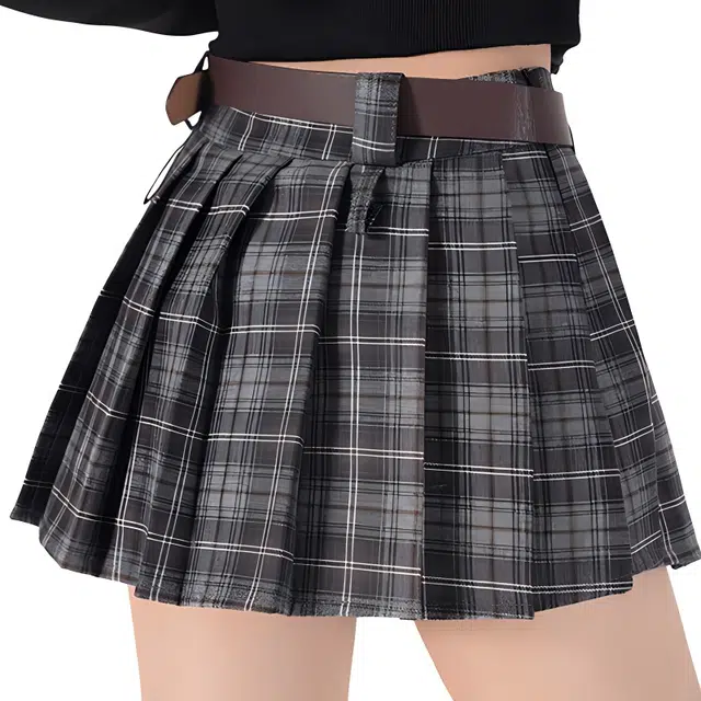 淑好百 日系学院风百褶高腰复古短款制服 女款