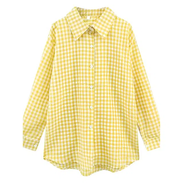 天才小熊 百搭通勤简约时尚长袖衬衫 女款