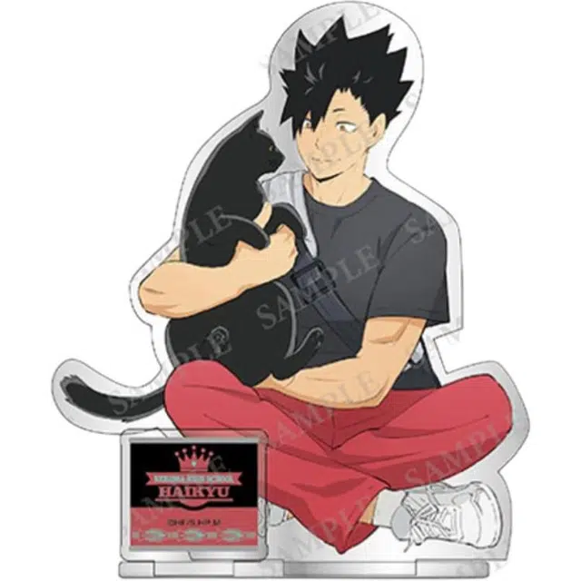 三月兽 排球少年 黑尾铁朗 孤爪研磨 音驹 猫部 再贩可爱精致  亚克力立牌