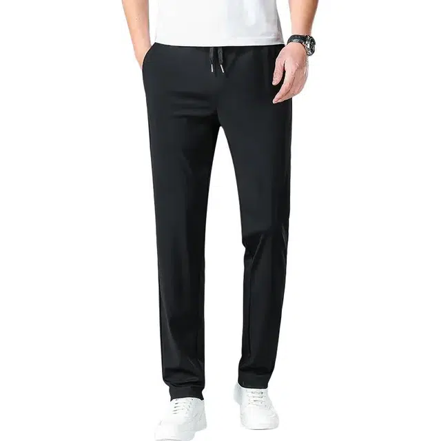 老爷车 冰丝高弹轻薄凉感时尚百搭休闲裤 男款