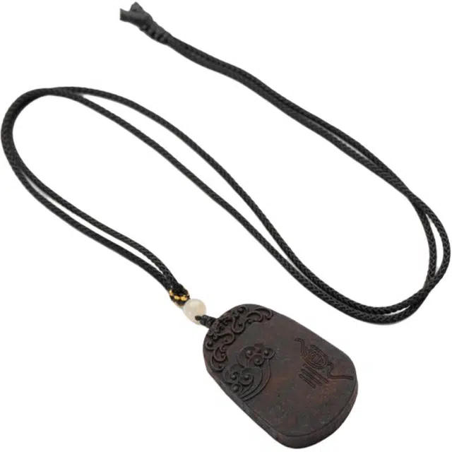 仙源 顺风顺水 无事牌手编绳 新中式国潮锁骨链   #好运 节日生日 礼盒装 降真香 木作项链 男女同款情侣款