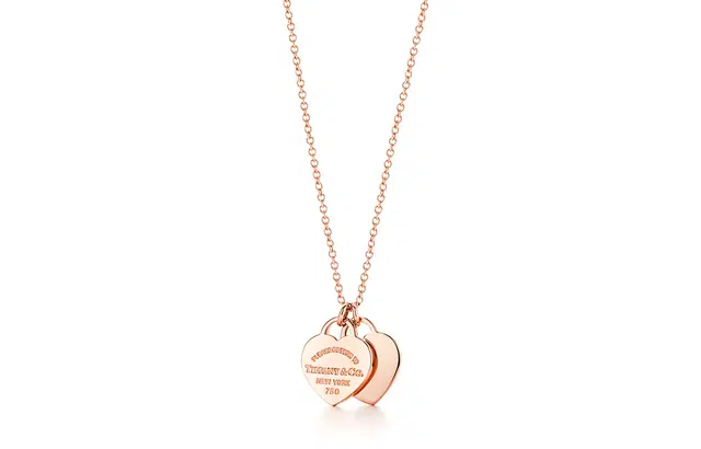 Tiffany & Co. Return to Tiffany Double Heart Tag Necklace