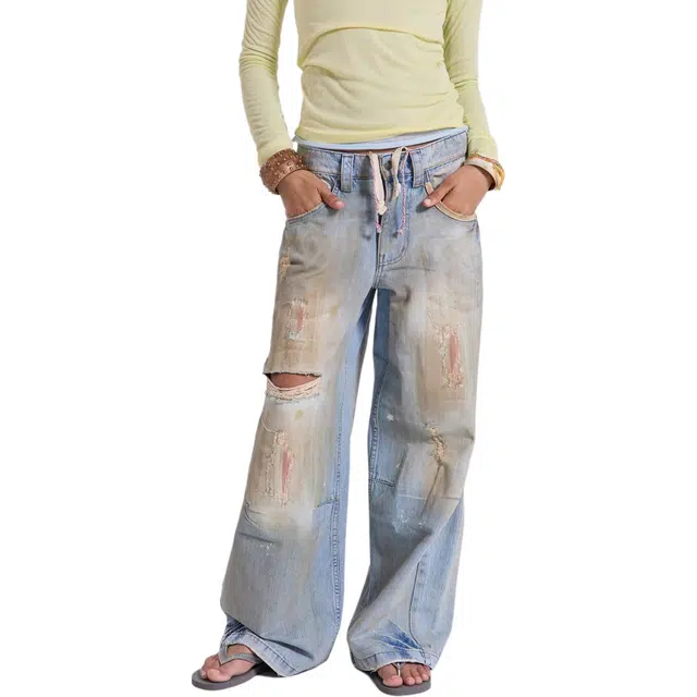 Jaded london Reef Dirty-Wash Colossus Jeans