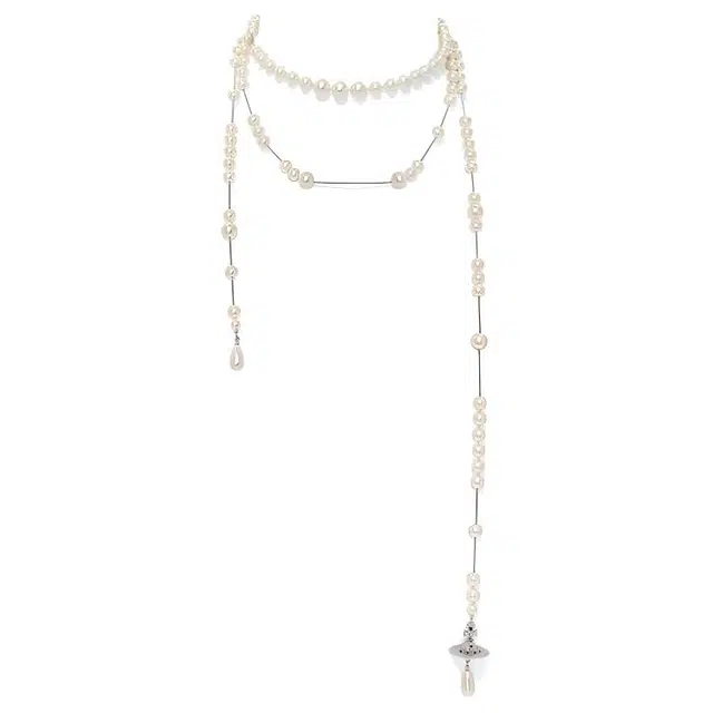 Vivienne Westwood Broken Pearl Necklace