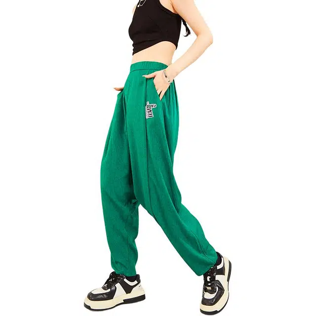 木果果木 时尚宽松哈伦舒适休闲裤 女款