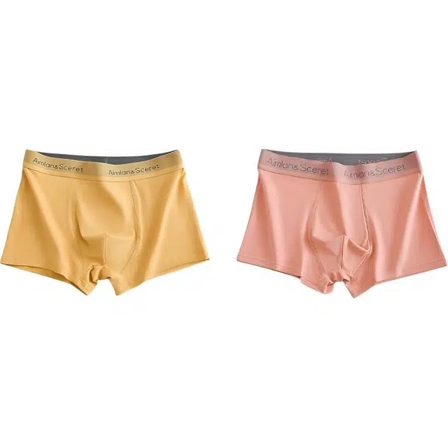 草本初色 轻奢低调高弹无痕隐形透气吸湿排汗防走光不夹臀加大舒适内裤 男款