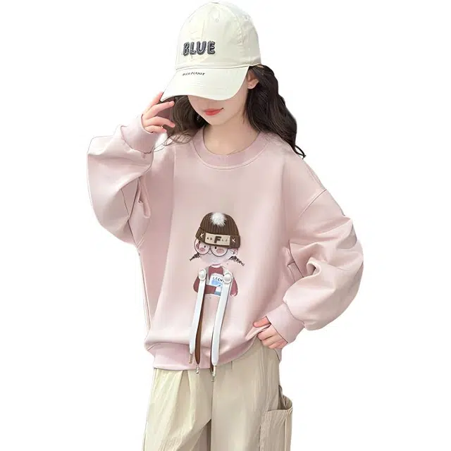 俞兆林卫衣 韩范童趣系列 圆领舒适长袖简约 儿童款