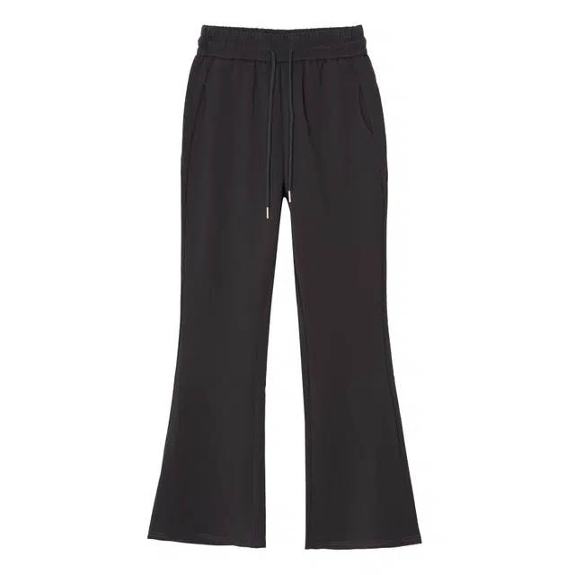 法文箱子 修身通勤简约休闲裤 女款 黑色