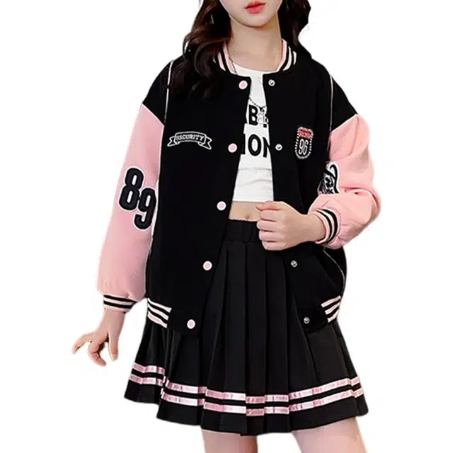 浪莎 时尚数字百搭舒适柔软棒球服青少年