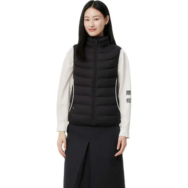 坦博尔 纯色立领羽绒马甲 女款