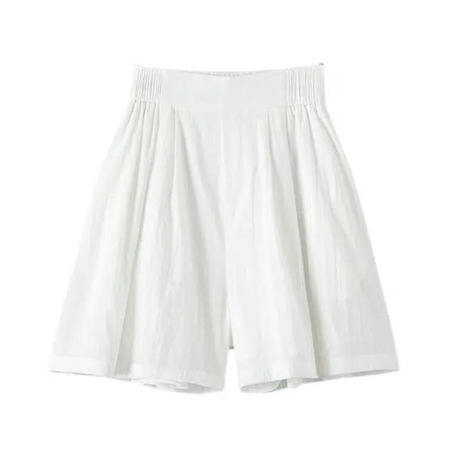 晚白 简约舒适设计有里衬轻薄透气有口袋休闲短裤 女款