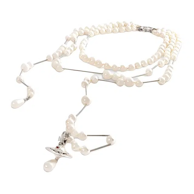 Vivienne Westwood Broken Pearl Necklace