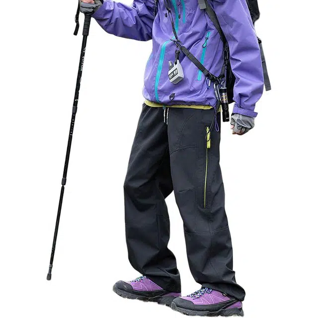 隐狼世家 软壳直筒工装户外运动山系伞兵休闲裤 男款