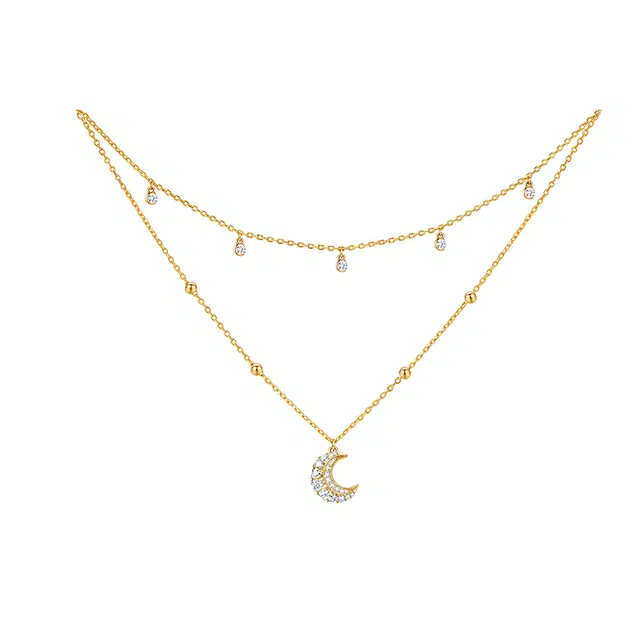 FANCI Dream Heart Moon Necklace