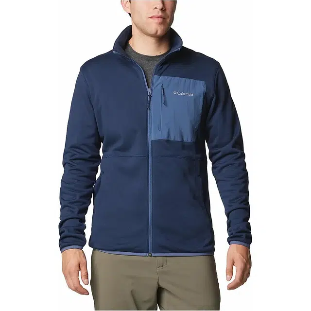 Columbia Hike Mens Navy Blue Full Zip II