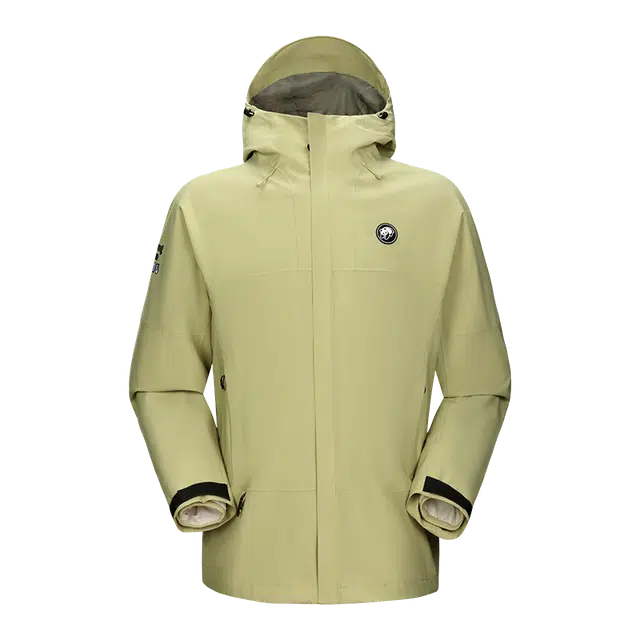 熊猫  自在玩系列 登山户外三合一抗静电抓绒内胆防风耐磨保暖透气基础百搭  徒步户外远足 保暖耐磨透气防水防风冲锋衣 男女同款