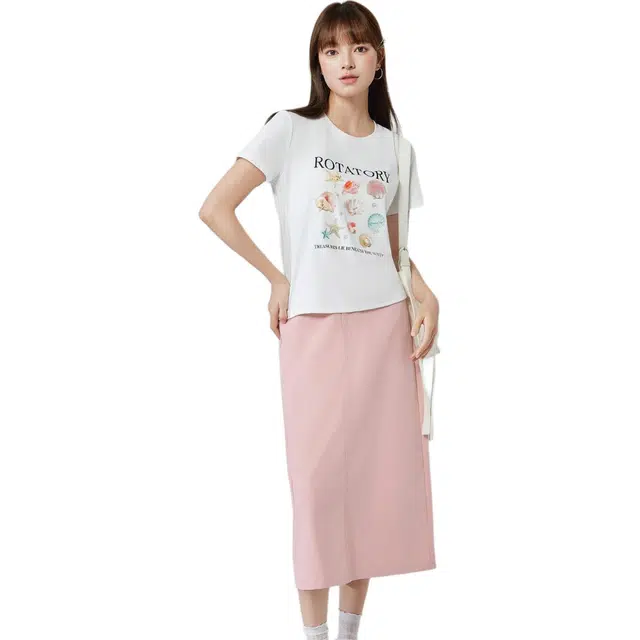 爱依服 夏季休闲通勤裙装套装 女款