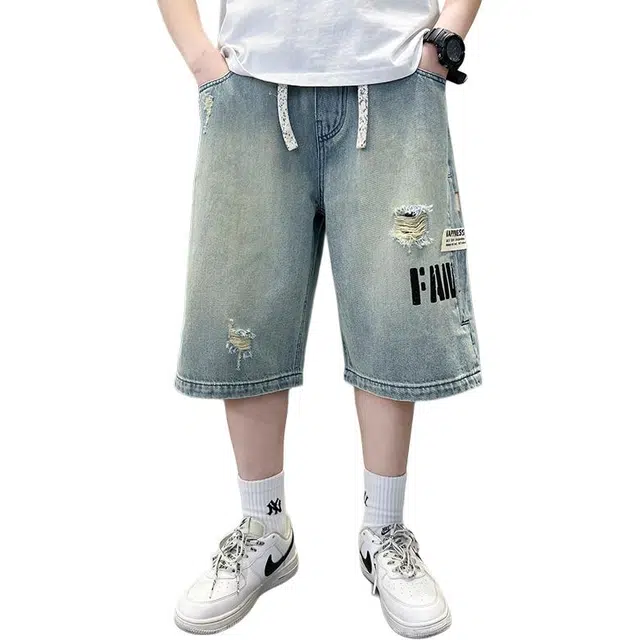 泰迪珍藏 休闲时尚洋气百搭宽松舒适透气简约潮流七分裤短裤