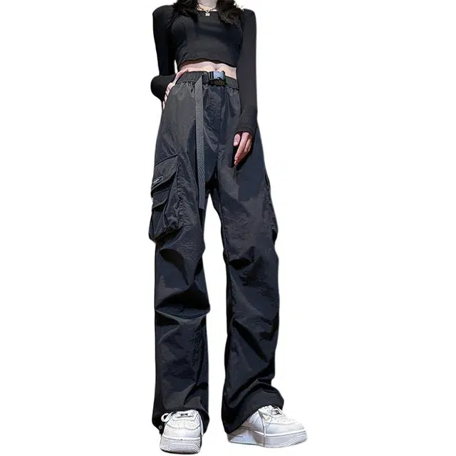 佐菲利 美式高街宽松潮流百搭直筒休闲裤 男女同款