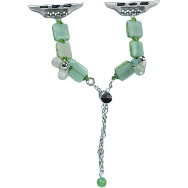 卫欣 苹果适用 手表表带 串珠材质 新中式串珠表链男女通用