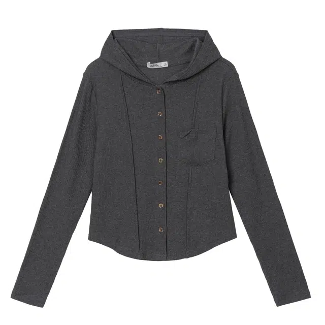 法文箱子 纯色舒适通勤针织衫 女款