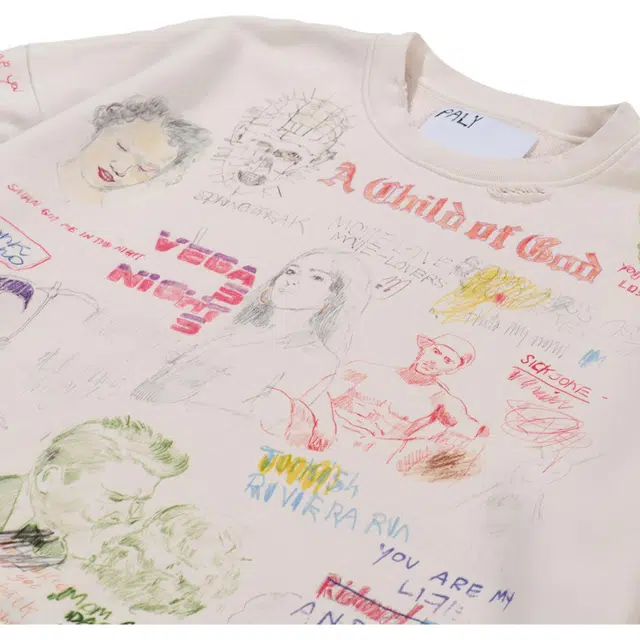 Paly Hollywood SS25 GOOD TIMES ARE OVER 2.0 CREWNECK T