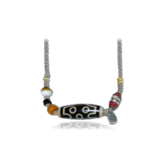 【八方来财挡不住】 玉临门 好运连连 民族风藏式天珠项链 时尚饰品气质百搭高级感配饰#好运 玛瑙 玉石项链 男女同款情侣款