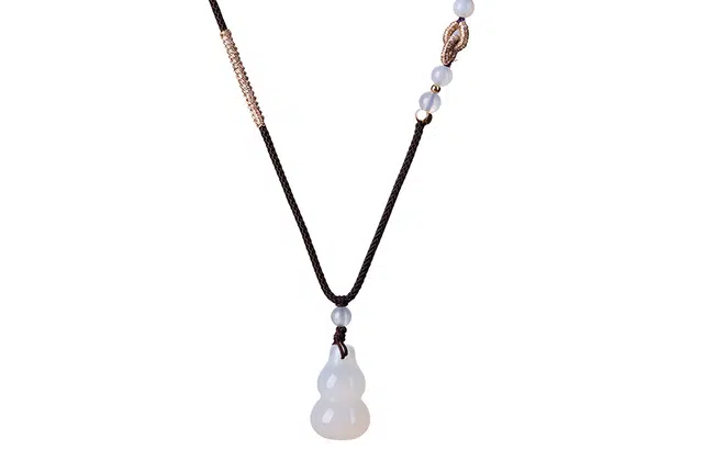 石头记 白月光葫芦 新中式国风好运连连 福禄福气满满 日常百搭 礼盒款 玉髓 玉石项链 男女同款情侣款