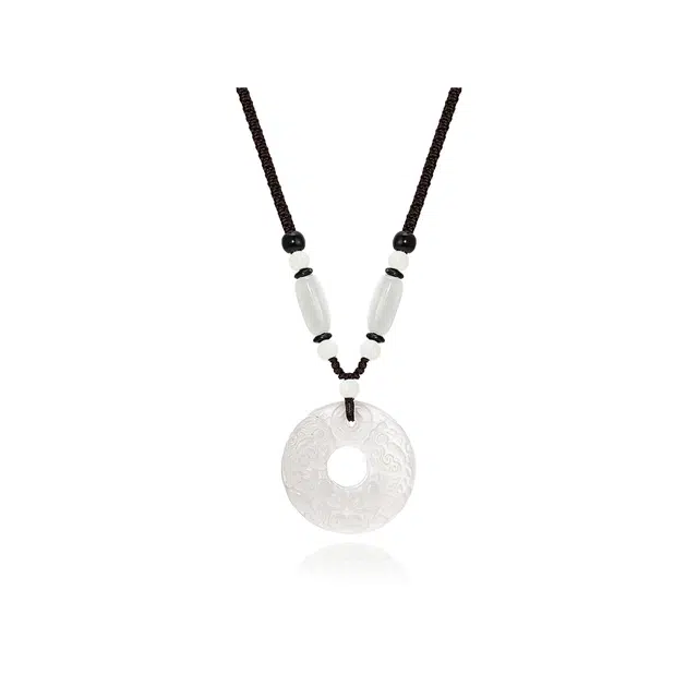 谧月珠宝 如意貔貅 新中式国潮国风 复古轻奢高级感优雅气质民族风 个性小众 招财纳福 玛瑙 玉石项链 男女同款情侣款