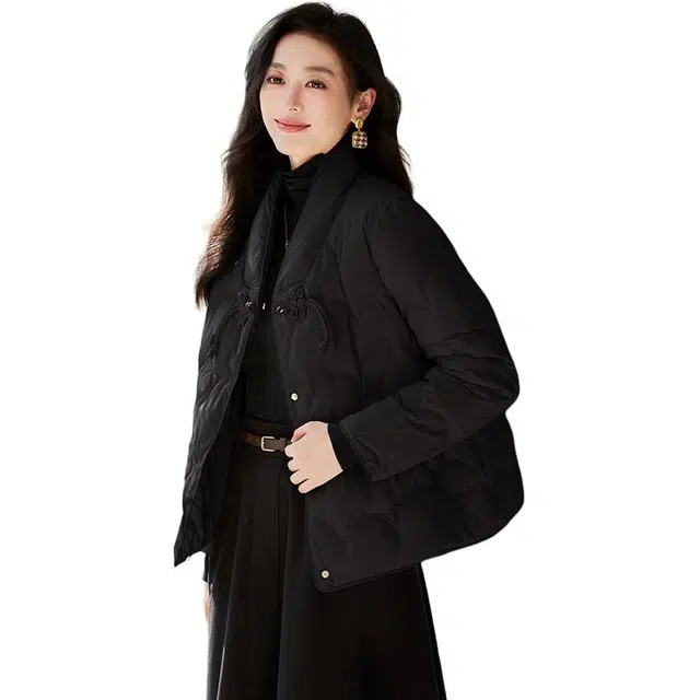 VICTORIA&VERA Minimalist Down Jacket