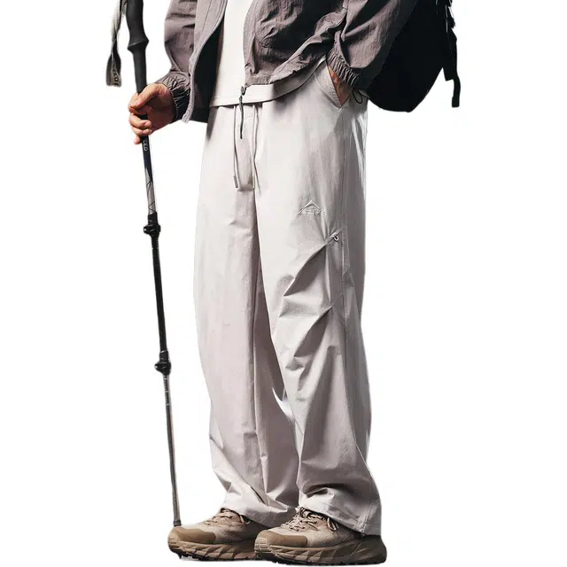 格蓝鹿 美式山系登山出行经典薄款耐磨直筒徒步阔腿工装休闲裤 男女同款