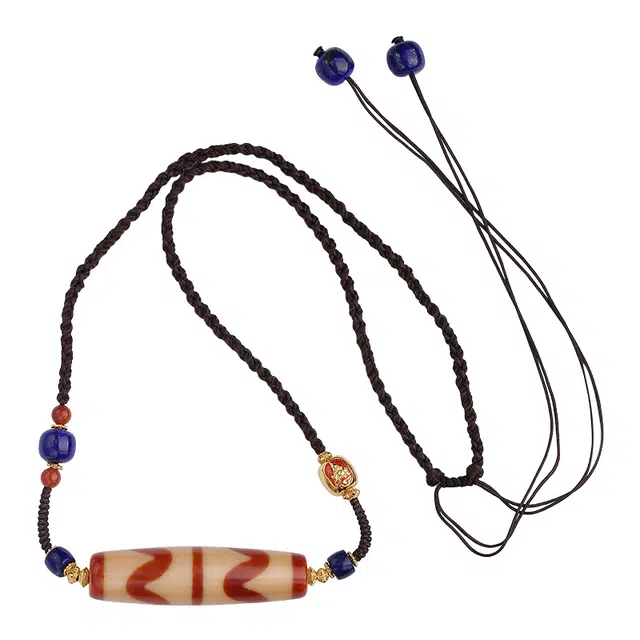 布达拉宫 红肉牙珠西藏藏式 转运珠#好运 玛瑙 项链 男女同款情侣款