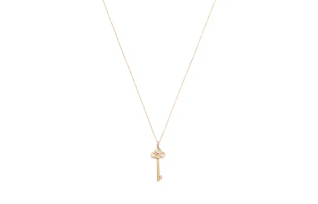 TIFFANY CO. Keys Fleur de Lis 18K