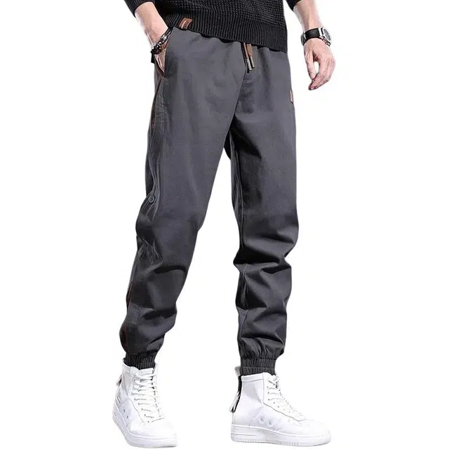 华夏儿女 美式潮牌宽松束脚工装裤设计感小众裤子个性痞帅哈伦休闲裤 男女同款