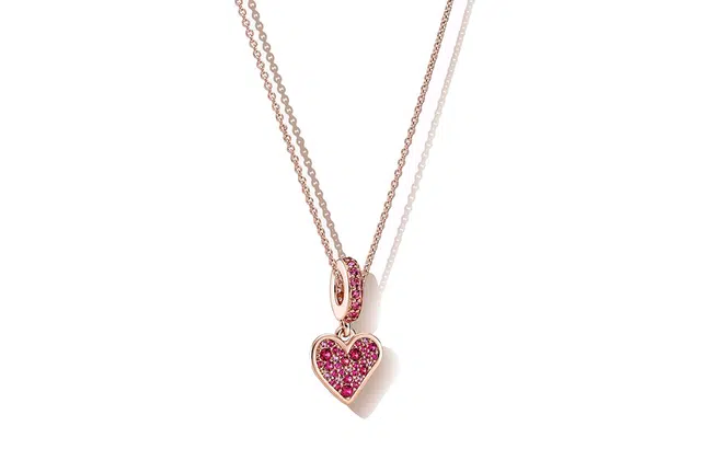 PANDORA Pavé Heart Necklace