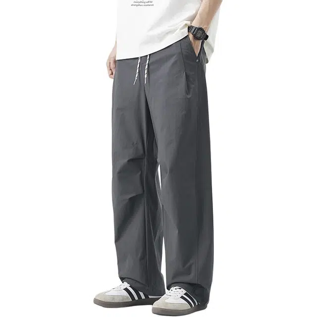 童先森 美式潮流户外伞兵裤直筒百搭休闲裤 男款