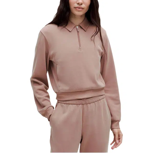 lululemon Softstreme Half-Zip Pullover Black