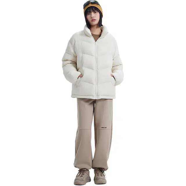 美特斯邦威 立领百搭合体舒适保暖羽绒服 男女同款